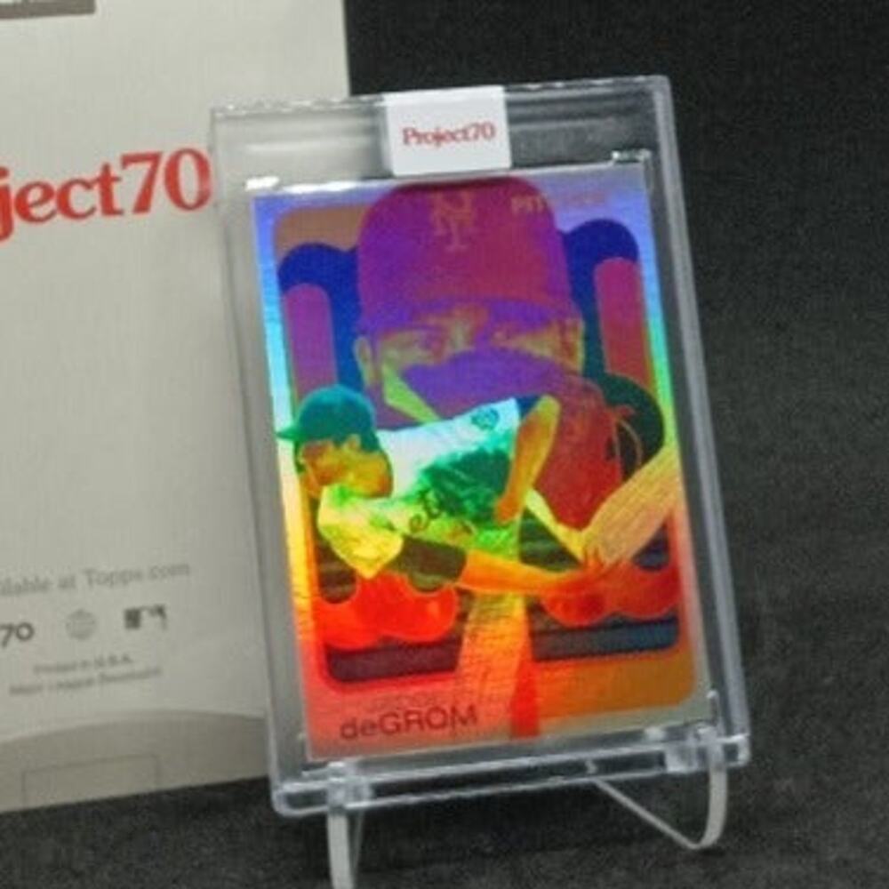 Topps Project70® Card 859 Rainbow Foil 54/70 - Jacob deGrom by Matt Taylor